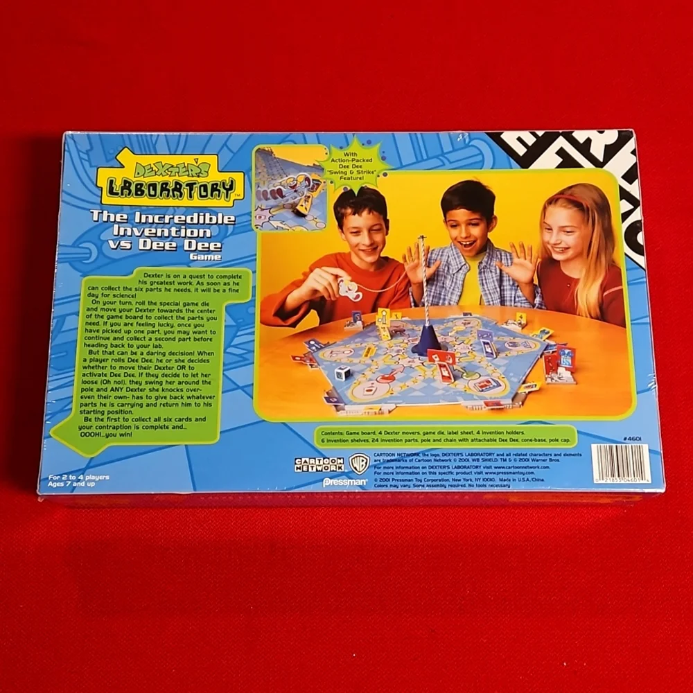 DEXTER'S LABORATORY The Incredible Invention vs. Dee Dee board game NIB - Picture 4 of 8
